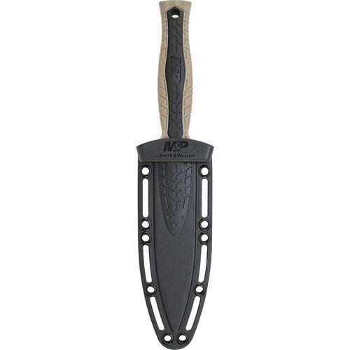 Smith & Wesson SWMPF3BR Fixed 4.7 In Spear Point Blade Rubber Handle