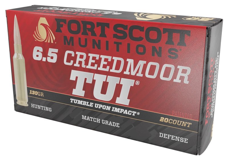 Fort Scott Munitions 65CM130SCV2 6.5 Creedmoor 130gr Solid Copper Ammo