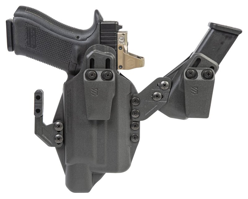 Blackhawk 416963BK Stache IWB Holster Black Polymer for S&W M&P Shield