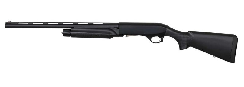 Tisas 12 Gauge Semi Auto Shotgun 3+1 21" Black Synthetic Fiber Optic Sight