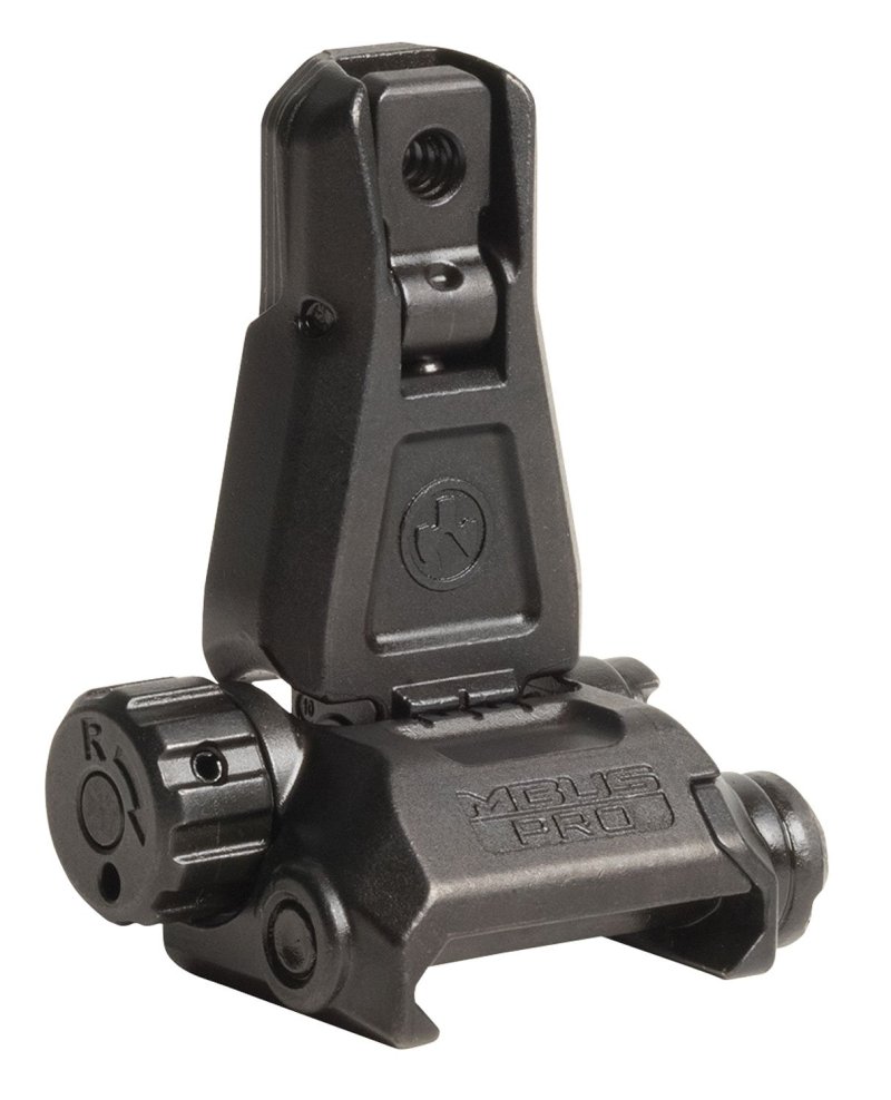 Magpul MBUS Pro AR-15 Steel Rear Sight Windage Adjustable MAG276-BLK