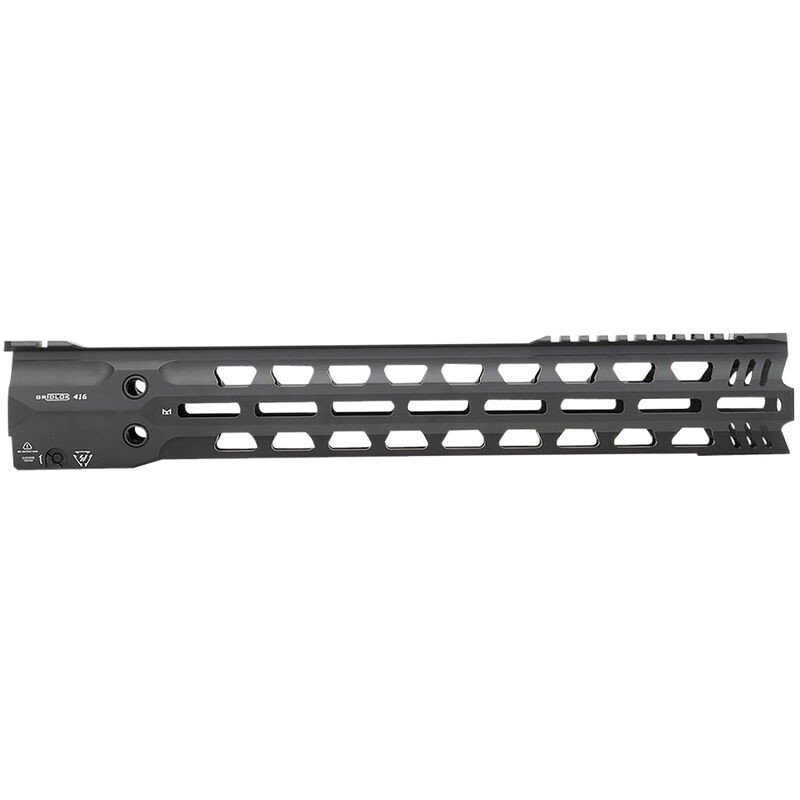 Strike Industries GRIDLOK-416-L-16 Quick Detach Rail 16" M-LOK Black Aluminum