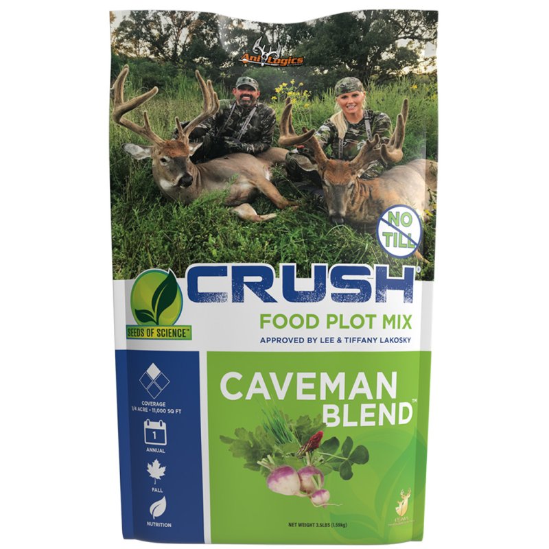 AniLogics 24004 CRUSH Caveman Crush Food Plot Seed 3.5 lbs 1/4 Acre