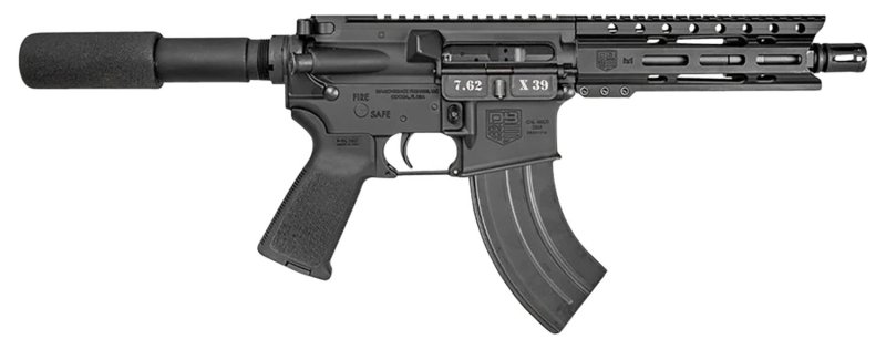 Diamondback DB1912O001 DB15 7.62x39mm 7" 28+1 Black M-LOK Magpul Grip