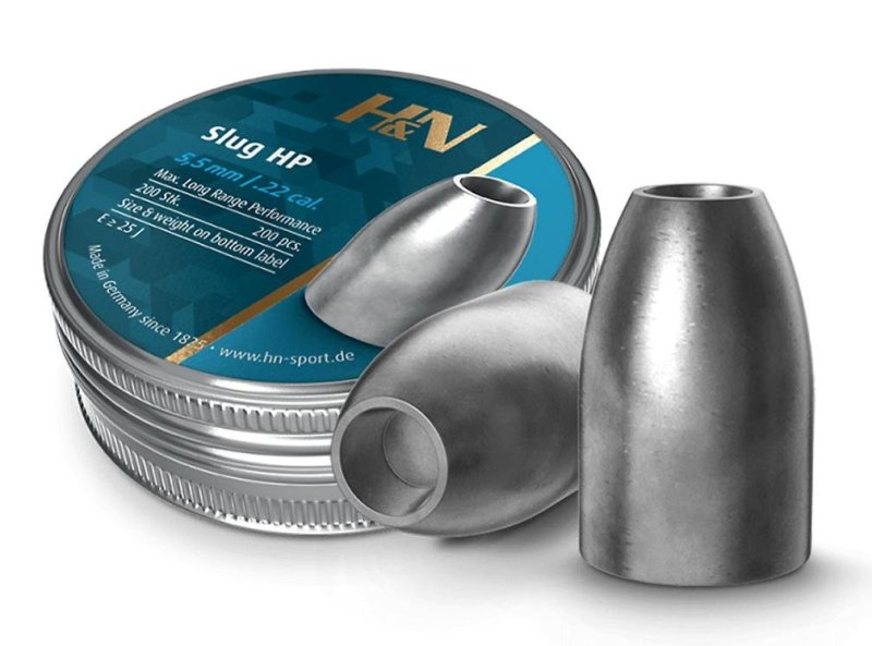 H&N Slug HP .22 Caiberl 5.51 mm Head 23 gr 200 Count