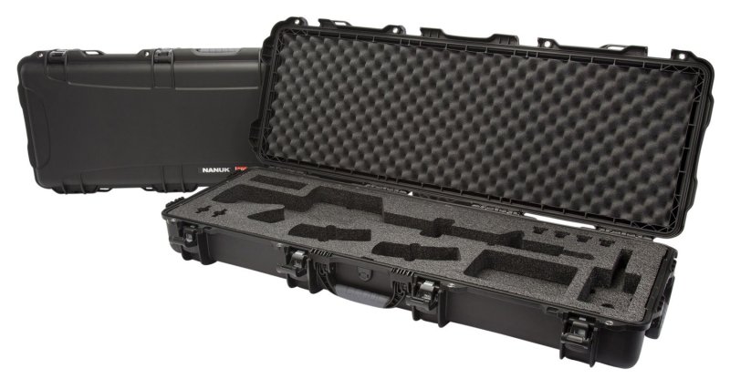 Nanuk 990AR01 Black Polymer Case w/ Foam, Lockable Latches & Wheels