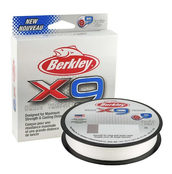 Berkley X9 Braid Crystal 8lb 164yd Filler Spool