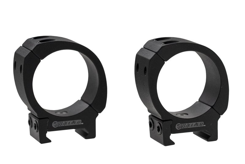 Wheeler Sporter Bi-Weaver Style/Picatinny Rings 1" Medium Black 1133748