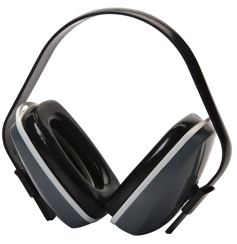 Pyramex Safety PM2010 Over the Head Ear Muffs 22dB Grey