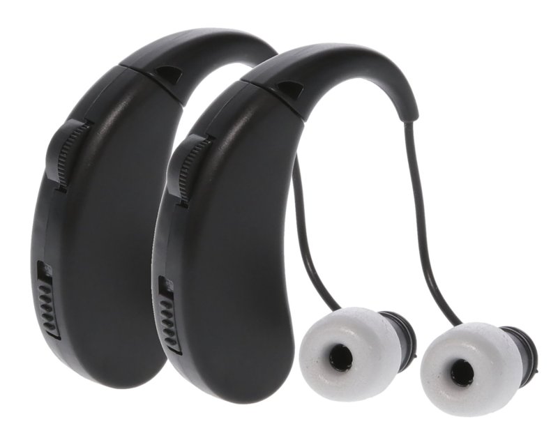 Walker's GWPRCHUE2PK 22dB Rechargeable BTE Hearing Enhancer 2-Pack