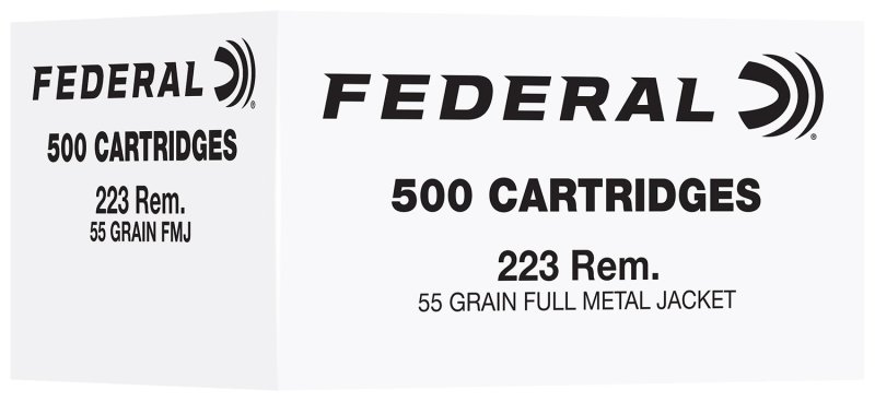 Federal FC223F500 .223 Rem 500Rd FMJ Premium Ammo