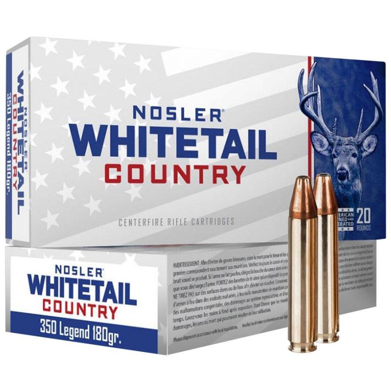 Nosler 40130 .350 Legend 180gr SB SP Bullets 20/Box