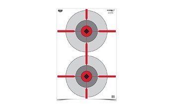 Birchwood Casey Eze-Scorer Double Bull's-Eye 23"x35" Paper Target 100 Pack