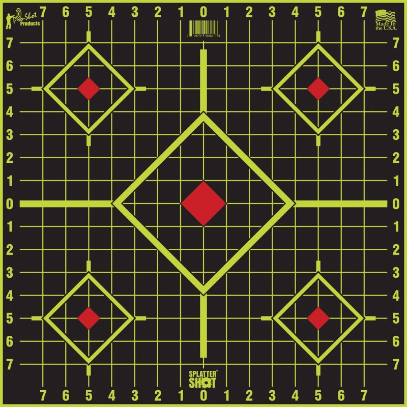 ProShot 17.75Si-5Pk Square SIGHTIN Target