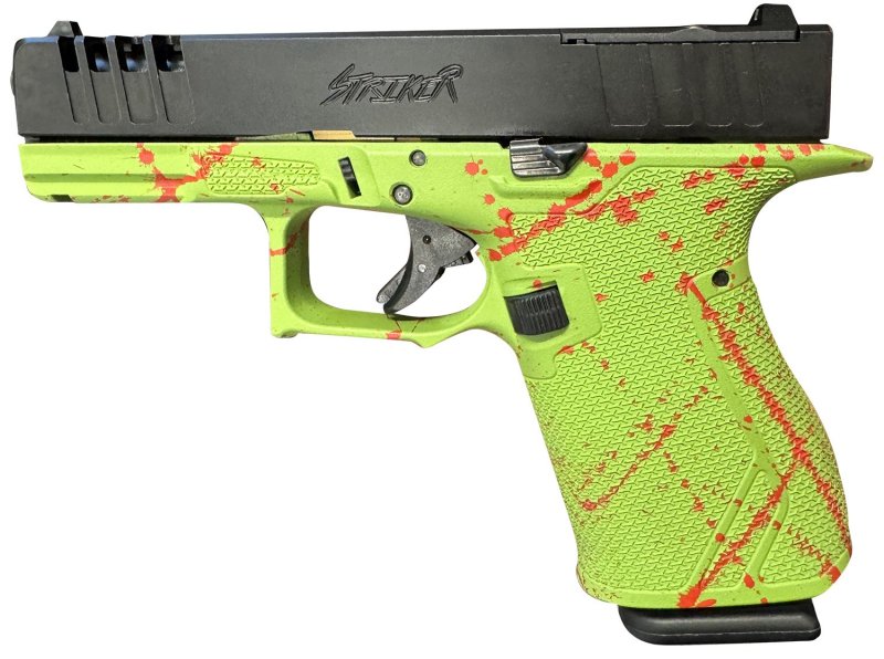Great Lakes GL19SZOM Striker 9mm 15+1 4" Zombie Cerakote Frame & Slide
