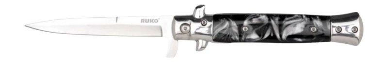 RUKO RUK0184BP 4 Inch Black Pearl Acrylic Folding