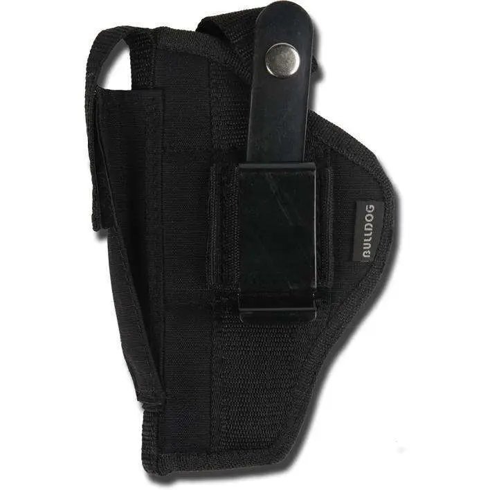 Bulldog FSN8 Extreme OWB Holster Black Nylon Belt Loop/Clip 3.5"-5" Barrel