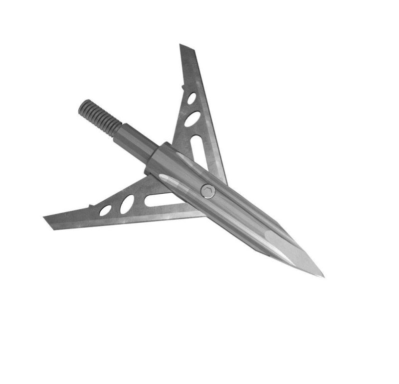 NAP Verdict NAP-VERD100 2-Blade Aluminum Broadhead 100gr 2" Cut 3-Pack