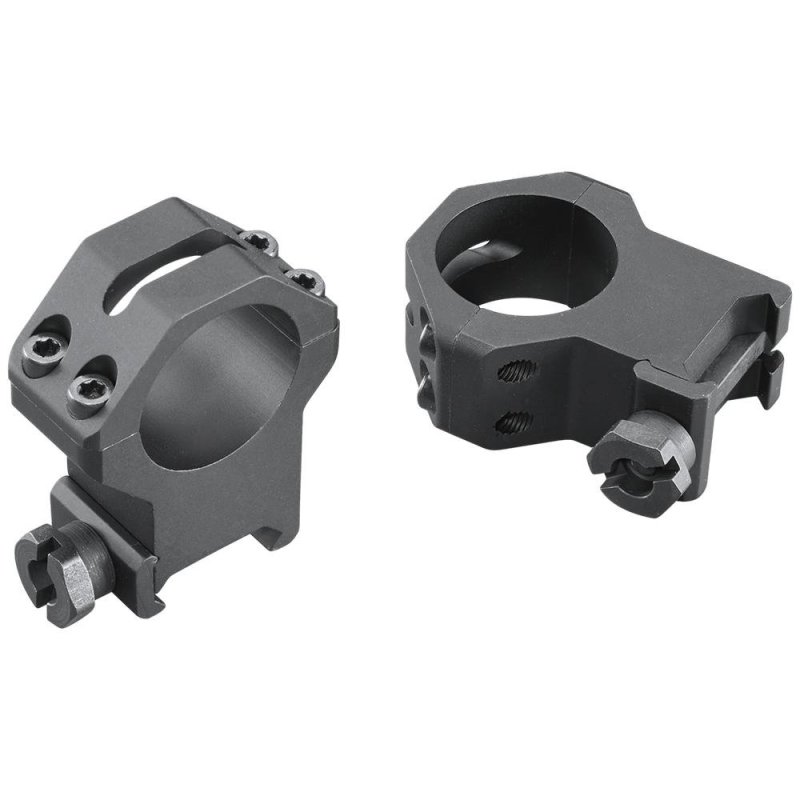 Weaver 99514 4-Hole Tactical Picatinny Aluminum Scope Rings Matte 1"