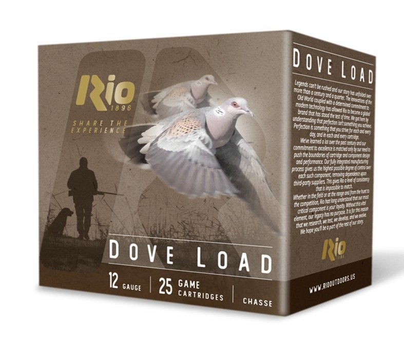 RIO RDL3275 Dove 12GA 2-3/4In 7-1/2 Shot 25Rd/Box 10Pk
