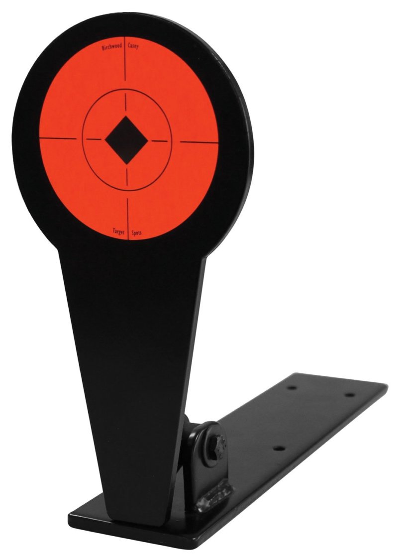 Birchwood Casey 47524 Rimfire Target 4 Inch Steel Black Orange