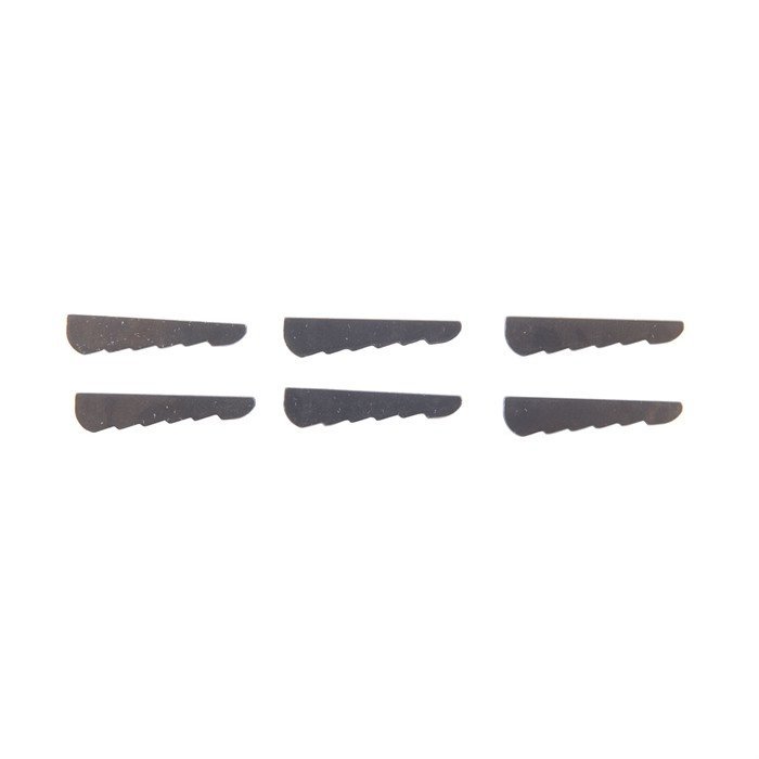 Brownells Rear Sight Single Step Elevators 0.050" Black 6 Pack