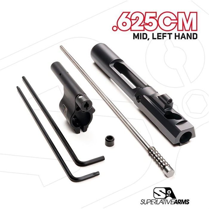 Superlative Arms SABO-PS-LFD-M625CM AR-15 Piston System .625" Gas Block