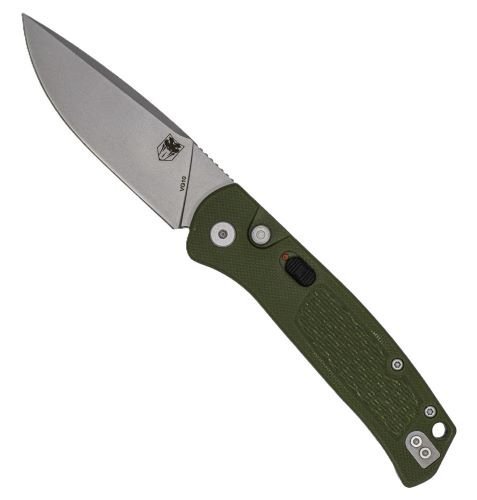 Cobratec Recon Push-Button Auto 3.12 In Blade Green