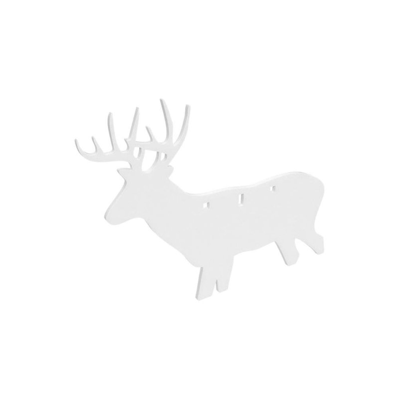 Birchwood Casey BC-47702 AR500 3/8in Deer Silhouette 21in White