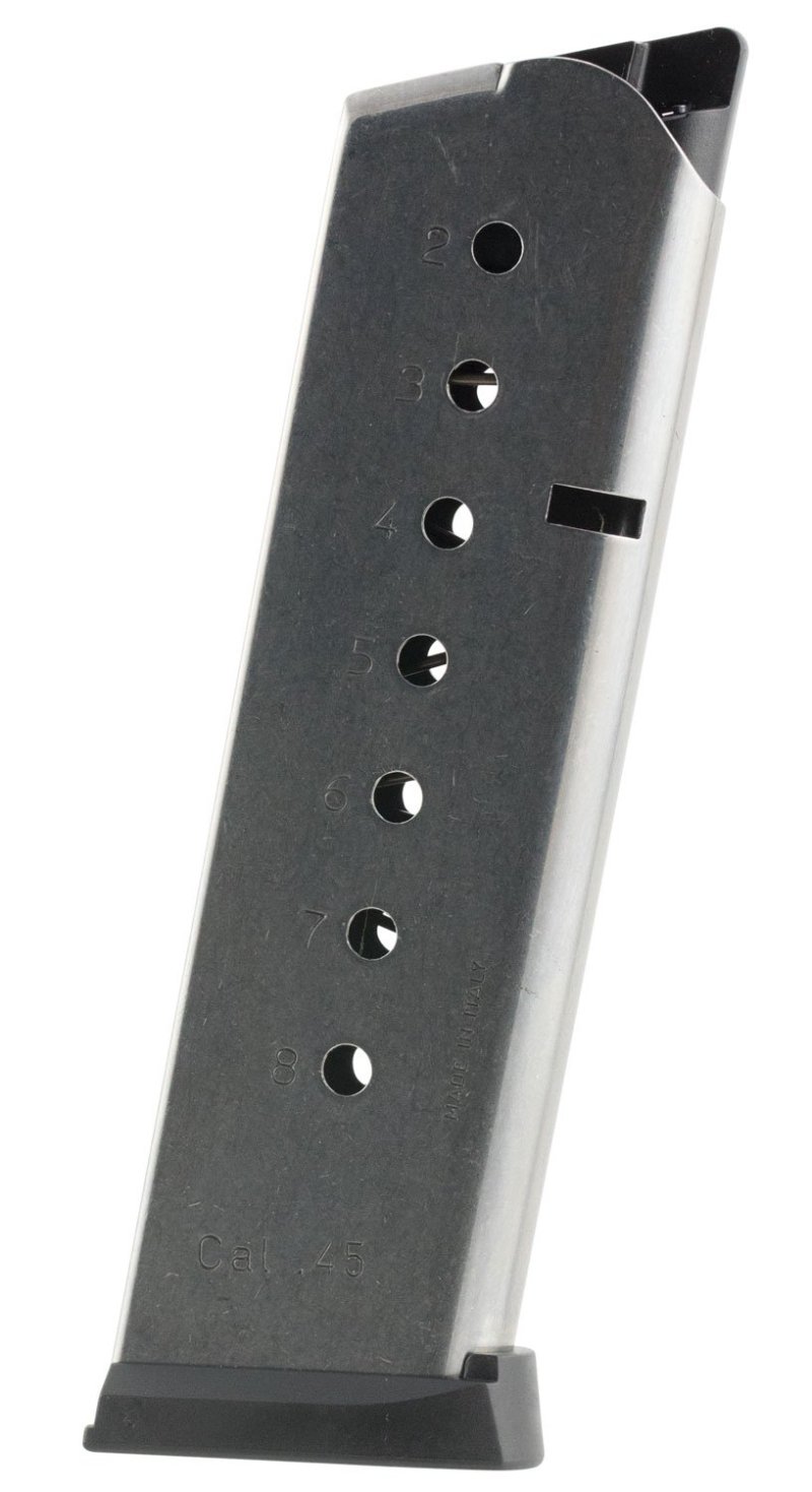 Mec-Gar USA 1911 .45 ACP 8-Round Stainless Steel Magazine