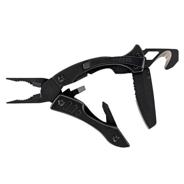 Gerber Crucial Black Multi-Tool Compact Folding Pocket EDC