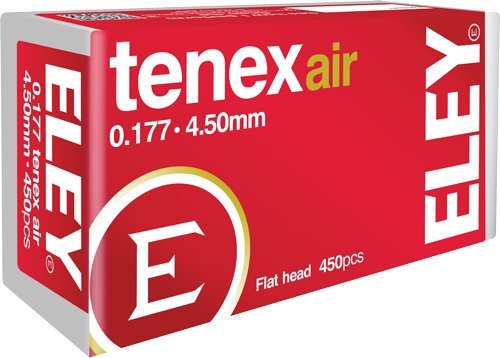 Eley 46120 Tenex Air Pellets .177 4.50mm 8.2 Grains 450-Pack