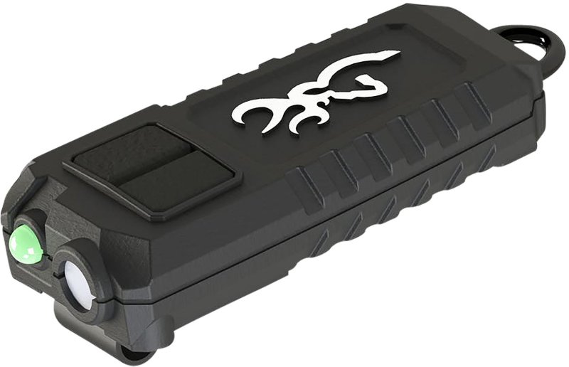 Browning Trailmate 3715015 LED Keychain Light Black 360 Lumens USB Recharge