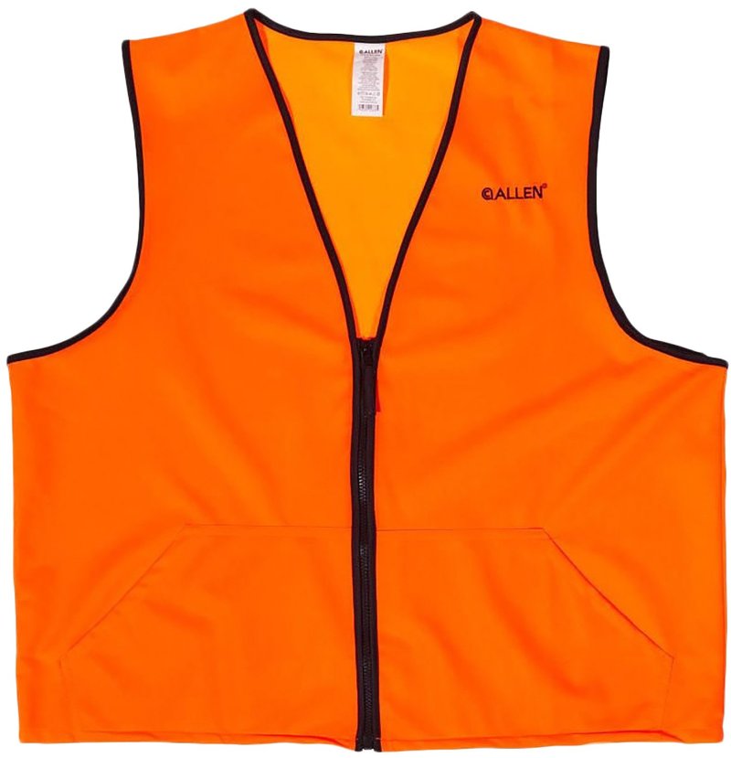 Allen 15768 Blaze Orange Hunting Vest XL Polyester