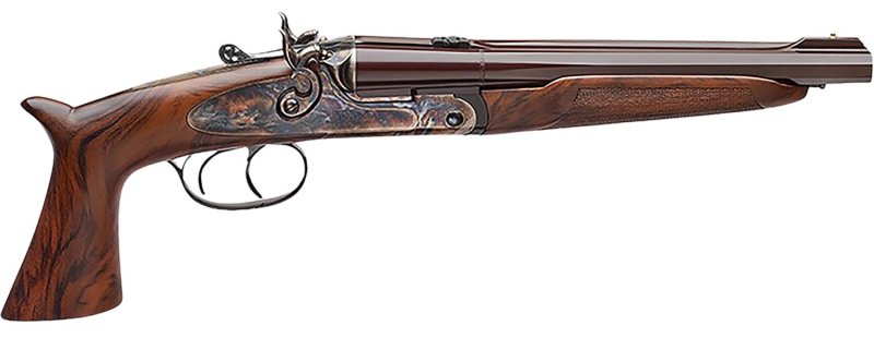 Pedersoli Howdah 45/410 Vintage Pistol - 10.25" Barrel, Walnut Furniture