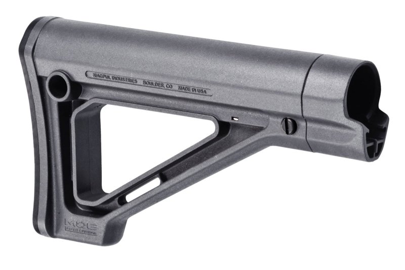Magpul Industries MOE Fixed Carbine Stock Stealth Gray MAG480-GRY