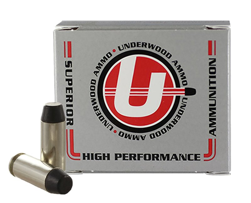 Underwood Ammo Hard Cast Flat Nose Handgun 10mm Auto 220gr FN