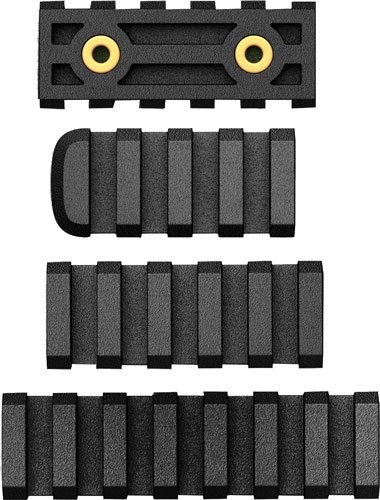 AB Arms ABALTFCR LTF Rails 3-Piece Picatinny Combo Pack Black Polymer