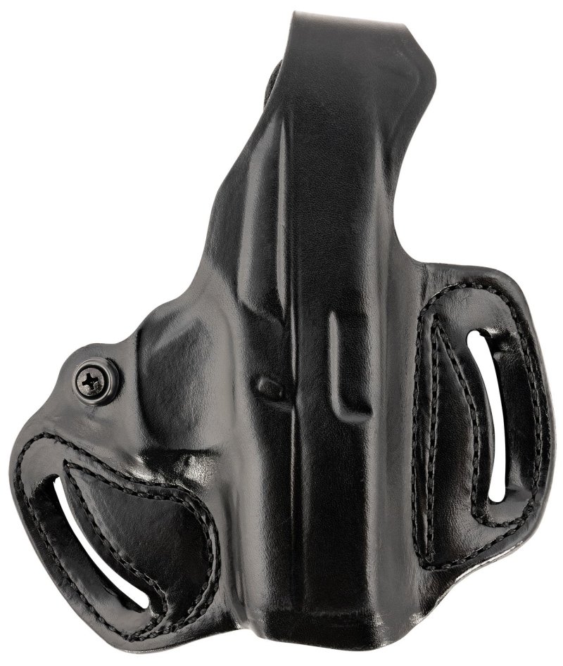 DeSantis Thumb Break Mini Slide OWB Black Leather for Glock 43/48