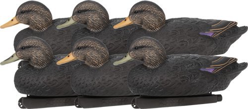 Zink Floater Decoys Black Duck 6 Pack ZNK-ZNKDYBLK