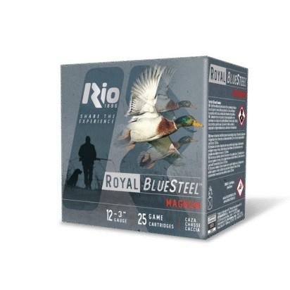 Rio Royal BlueSteel Magnum High Velocity Shotshells 12ga 3 1 1/5oz #3 25/ct