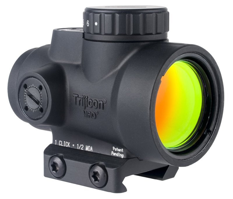 Trijicon MRO SD Black 1x25mm Red Dot Sight 2 MOA Low Mount