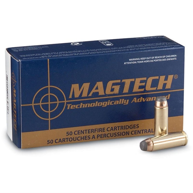 Magtech Ammunition 357B .357 Magnum 158gr SJHP 1235fps 50/Box