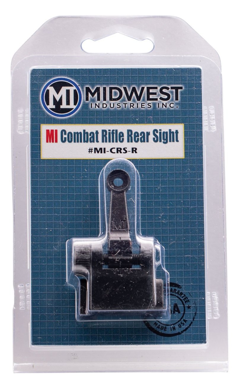 Midwest Industries Combat Rifle Rear Flip Sight AR-15 Picatinny Mount