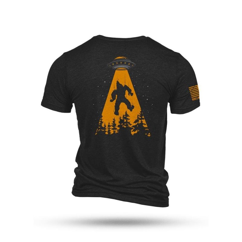 Nine Line UFO Squatch Triblend T-Shirt Black 3XL