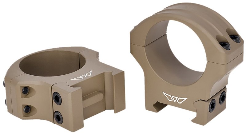 Warne 8521DE Hyperlite Scope Rings 34mm Medium Dark Earth