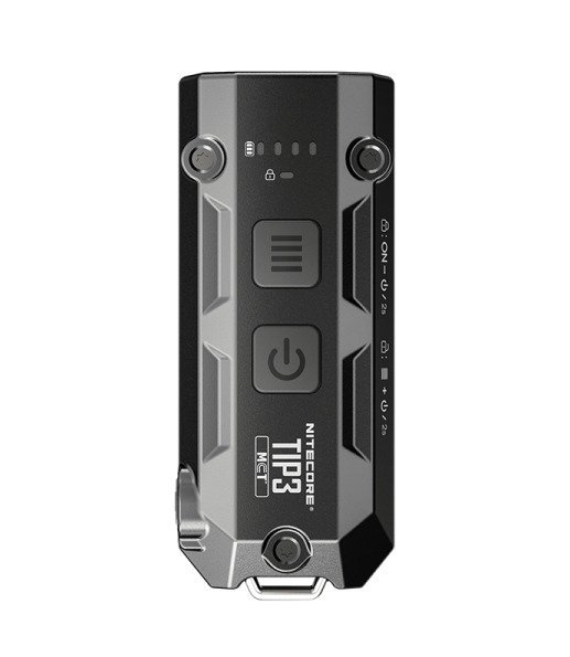 NITECORE TIP3 Black 720 Lumens Rechargeable LED Flashlight