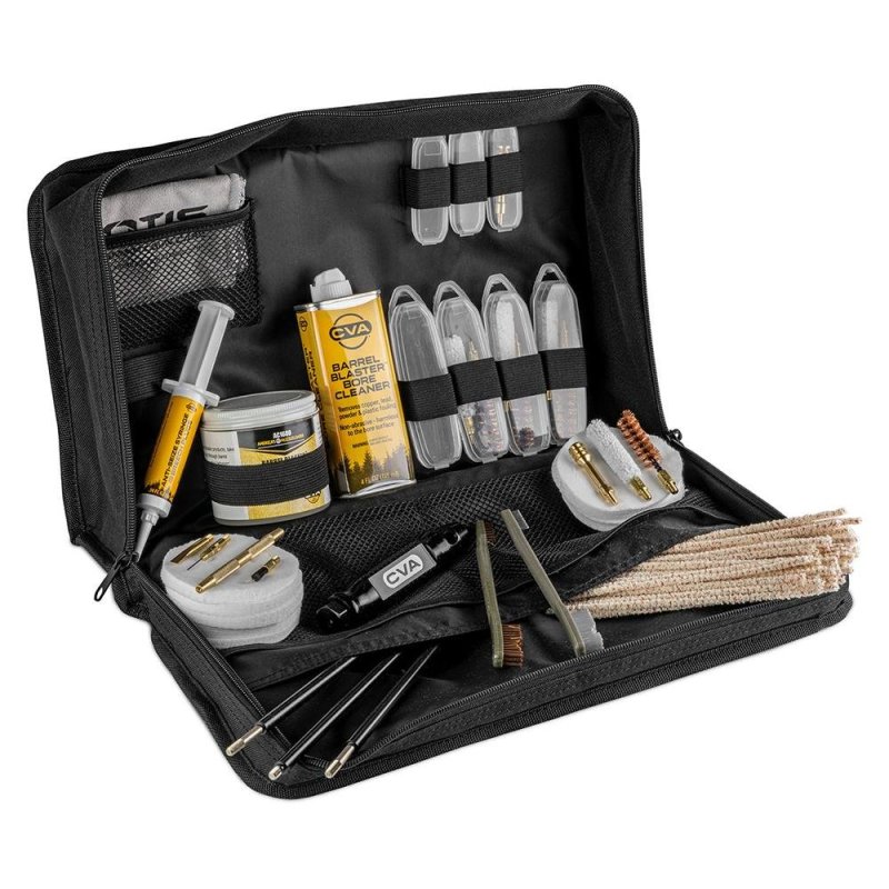 CVA AA1723 Deluxe Muzzleloading Cleaning Set with Rotating Handle Rod