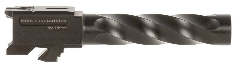 Strike Industries GBARREL19 9mm Barrel Glock 19 Gen3-5 Black Nitride Steel