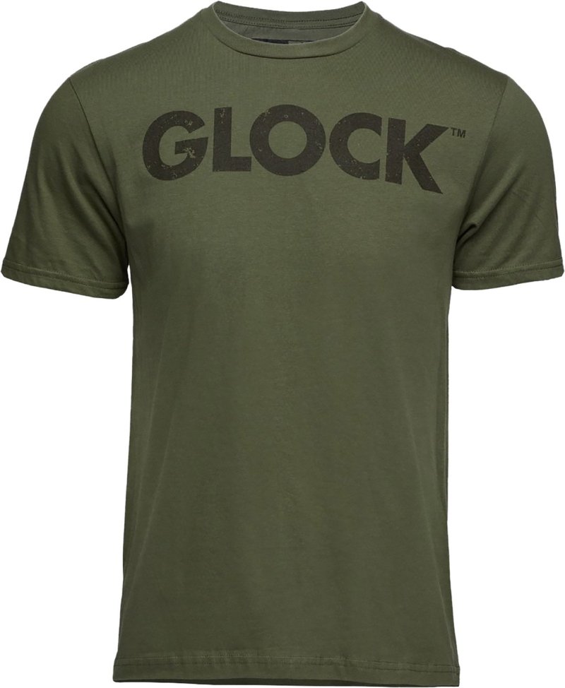 Glock AP96159 Caliber Tee Military Green XL Ringspun Cotton